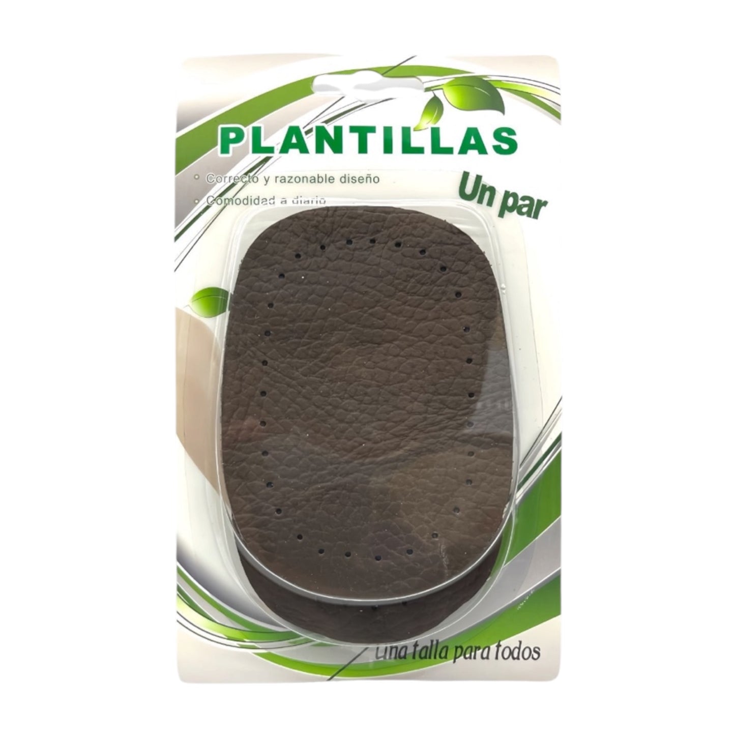 Πάτοι Φτέρνας Δερμάτινη 10*7.2cm 2Pcs Μαύρο