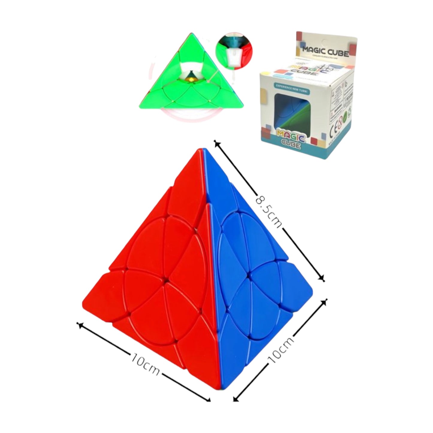 Κύβος Ταχύτητας Petal Flower Pyramid 3x3 Speed Cube 8.5*8.5cm