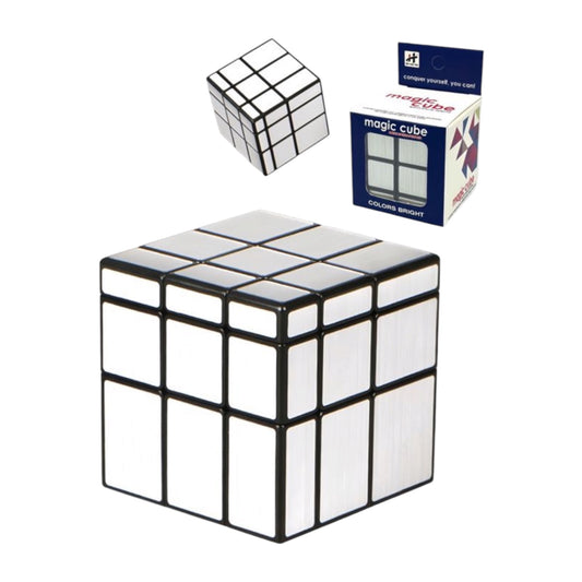 Κύβος Ταχύτητας Mirror 3x3 Speed Cube 5.5*5.5cm Χρώμα Ασημί