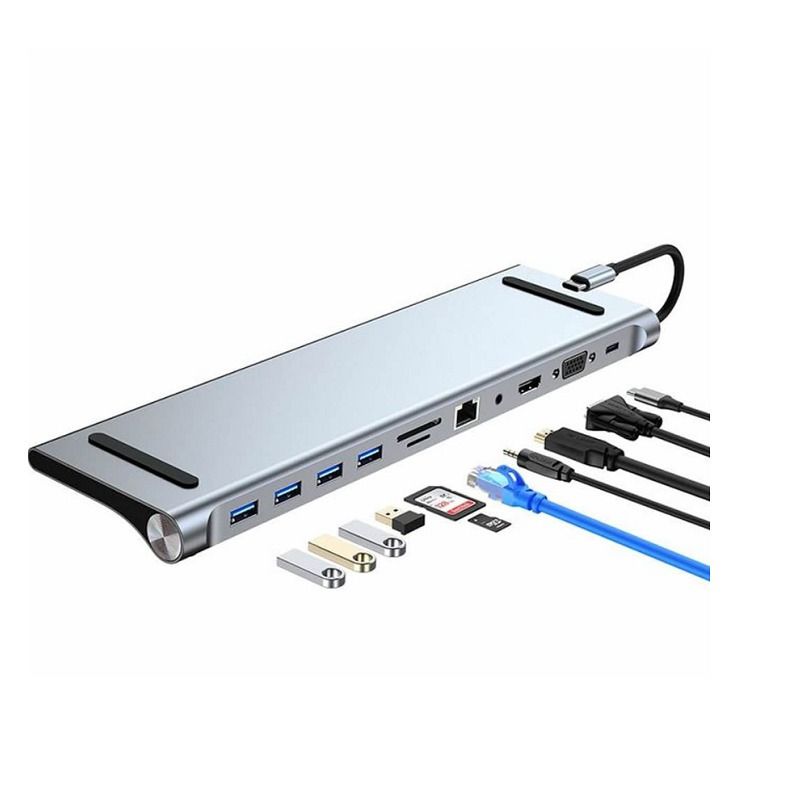 Andowl Q-HU990 USB-C Docking Station με HDMI 4K PD Ethernet