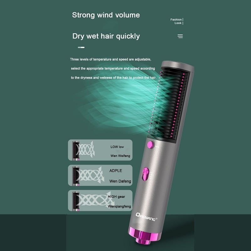 QIAOYANG Ηλεκτρική Βούρτσα Ζεστού Αέρα QA-T637 – Professional Hot Air Brush