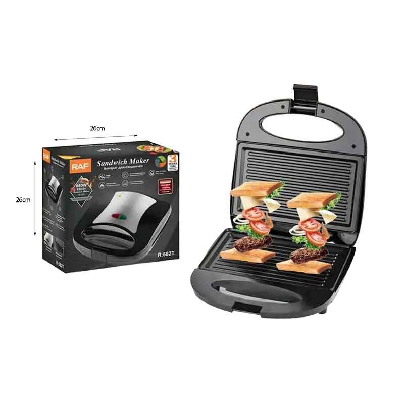RAF Τοστιέρα 850W R.582T - Sandwich Maker