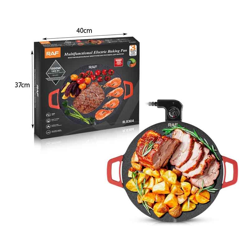 Raf R.5304 Επιτραπέζια Ηλεκτρική Ψησταριά 1800W - Electric Barbecue Machine
