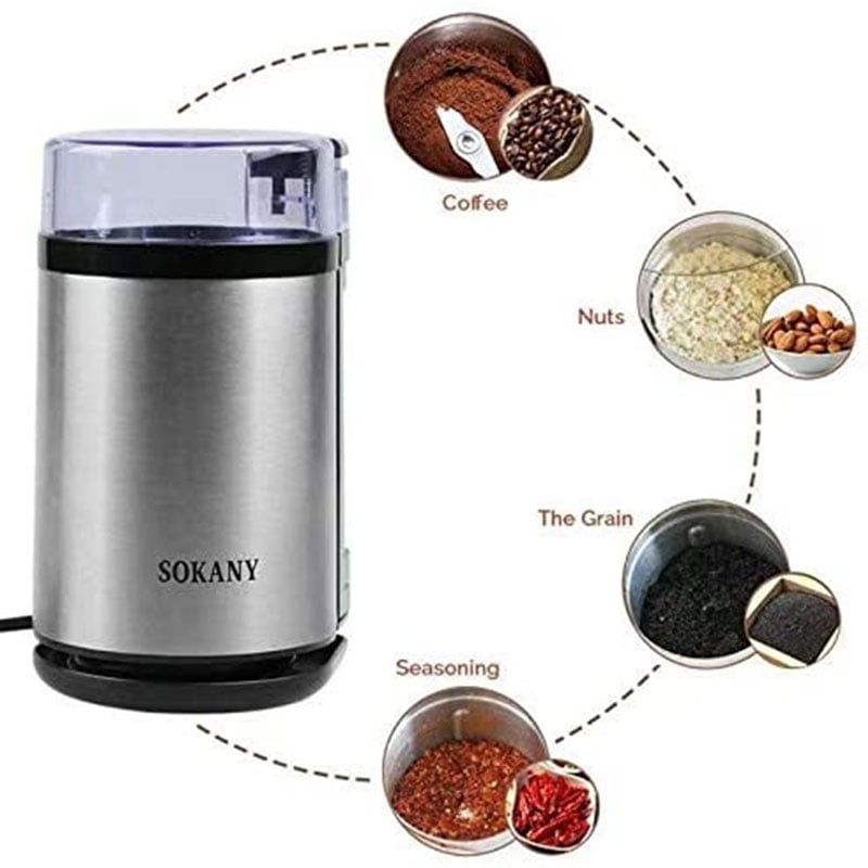 Sokany ηλεκτρικός μήλος άλεσης καφέ SM-3001S - Sokany Coffee Grinder SM-3001S