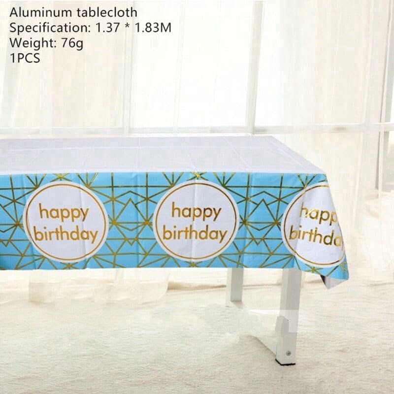 Αδιάβροχο Τραπεζομάντηλο Glitter Foil Party 137x183cm - Plastic tablecover