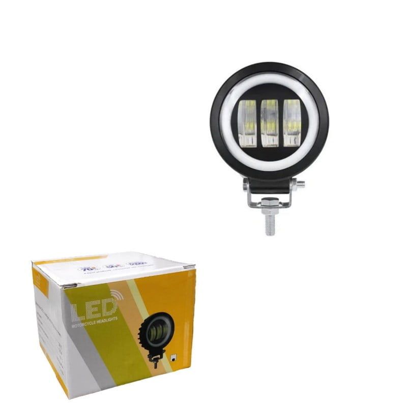 Προβολάκι Μηχανής Led 1τμχ 12-80V λεύκο φως - Motorcycle headlight