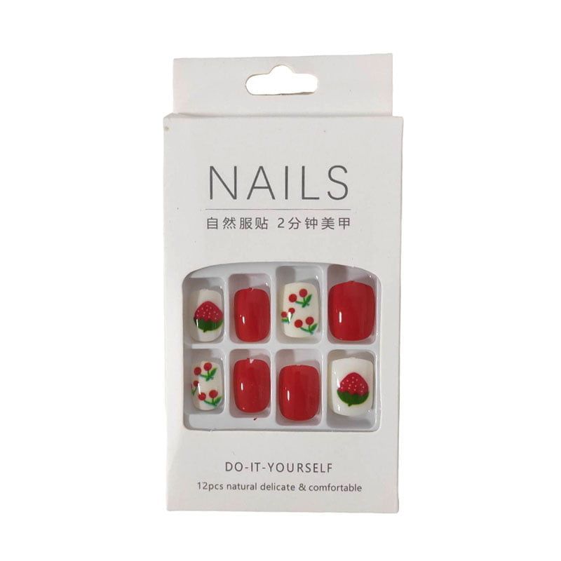 Αυτοκόλλητα νύχια σε διάφορα σχέδια - Press-on fake nails