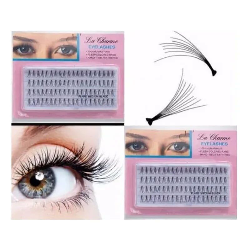 Βλεφαρίδες τουφάκια 10mm - La Charme eyelashes