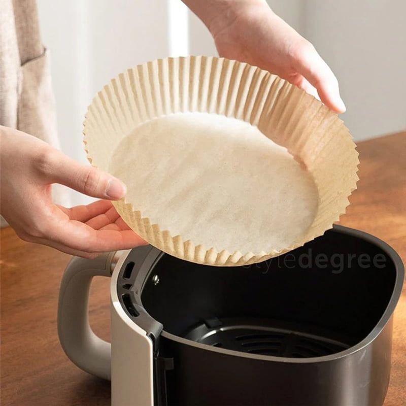 Bellhowell Αντικολλητικό Χαρτί για Air Fryer 50τμχ - Air fryer pad paper 50pcs