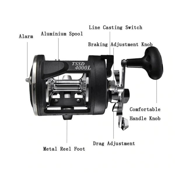 TSSD 4000L μηχανισμός ψαρέματος - Fishing Reel