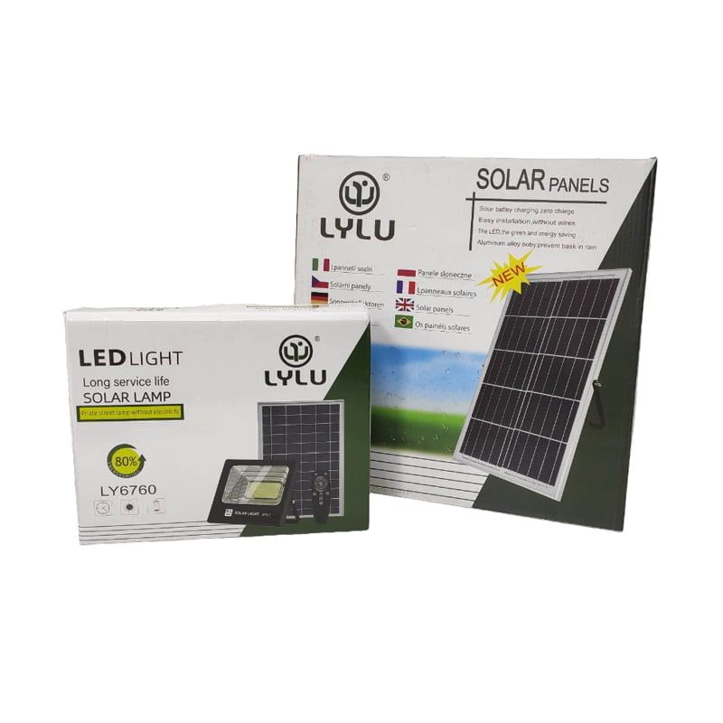 LYLU Ηλιακός προβολέας με τηλεχειριστήριο 200W LY6760 - Solar light