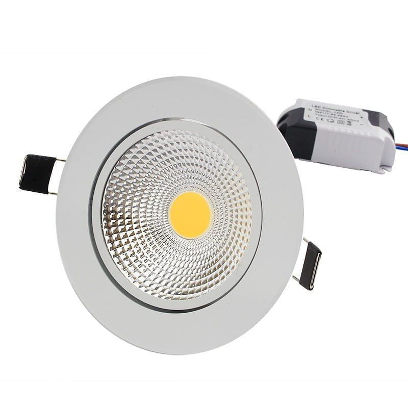 LED λάμπα σποτάκι 5W WH 7.2cm - LED lamp