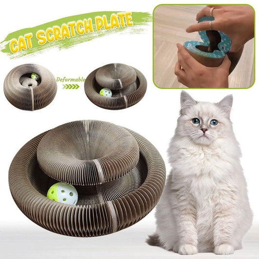 Παιχνίδι γάτας στρογγυλή ξύστρα - Cat scratching board