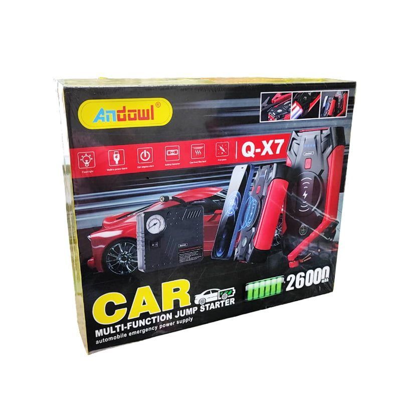 Andowl Εκκινητής Μπαταρίας Αυτοκινήτου Q-X7 26000mAh - Car multi-functional jump starter