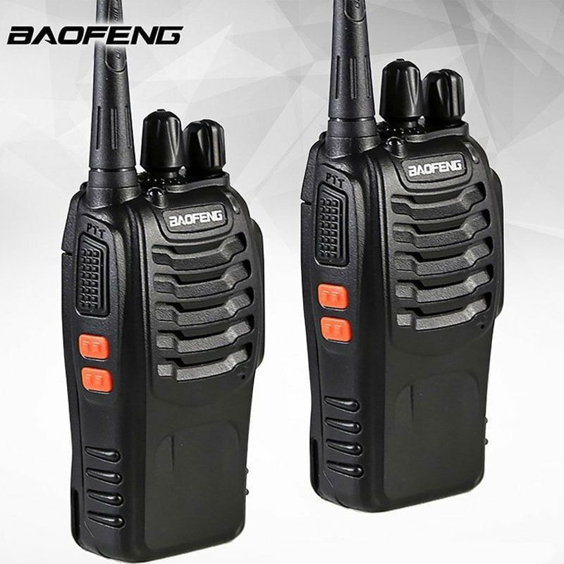 Baofeng BF-888S Ασύρματος Πομποδέκτης UHF/VHF 5W χωρίς Οθόνη Σετ 2τμχ – Walkie Talkie
