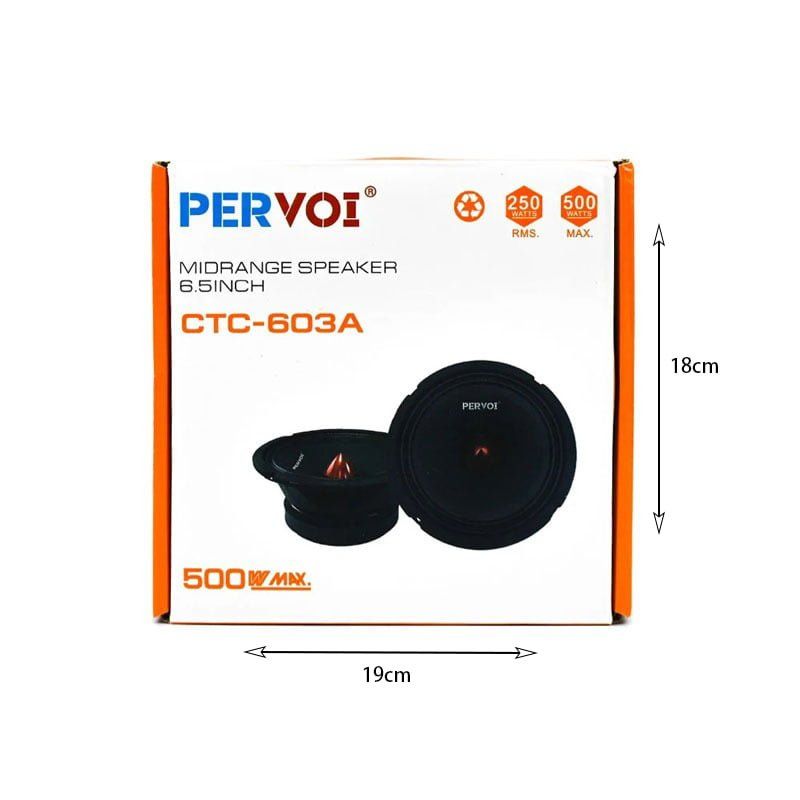 Pervoi Ηχείο Αυτοκινήτου Midrange 6.5″ 500W CTC-603A - Drive Midrange Car Speaker