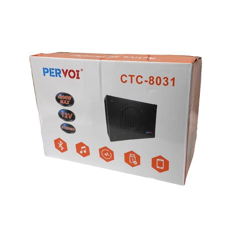 Pervoi Subwoofer Αυτοκινήτου 12V CTC-8031 - Active subwoofer
