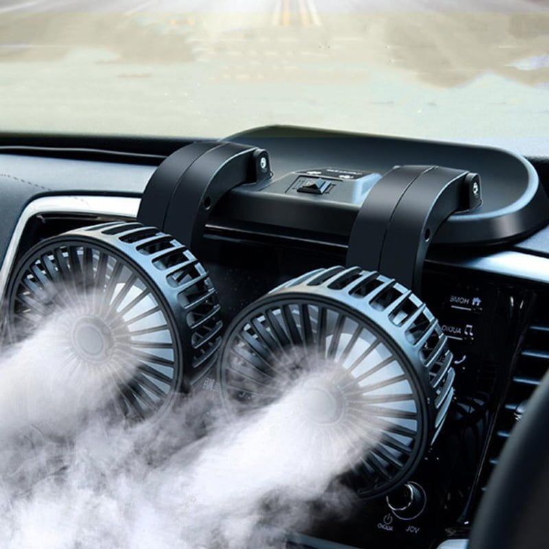 Pervoi Ανεμιστήρας Αυτοκινήτου 12v CTC-650 - Car Dual Head Fan