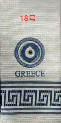 Πετσέτα ποτηρόπανο Souvenir με κέντημα - Σετ 12pcs - Greece - 416181