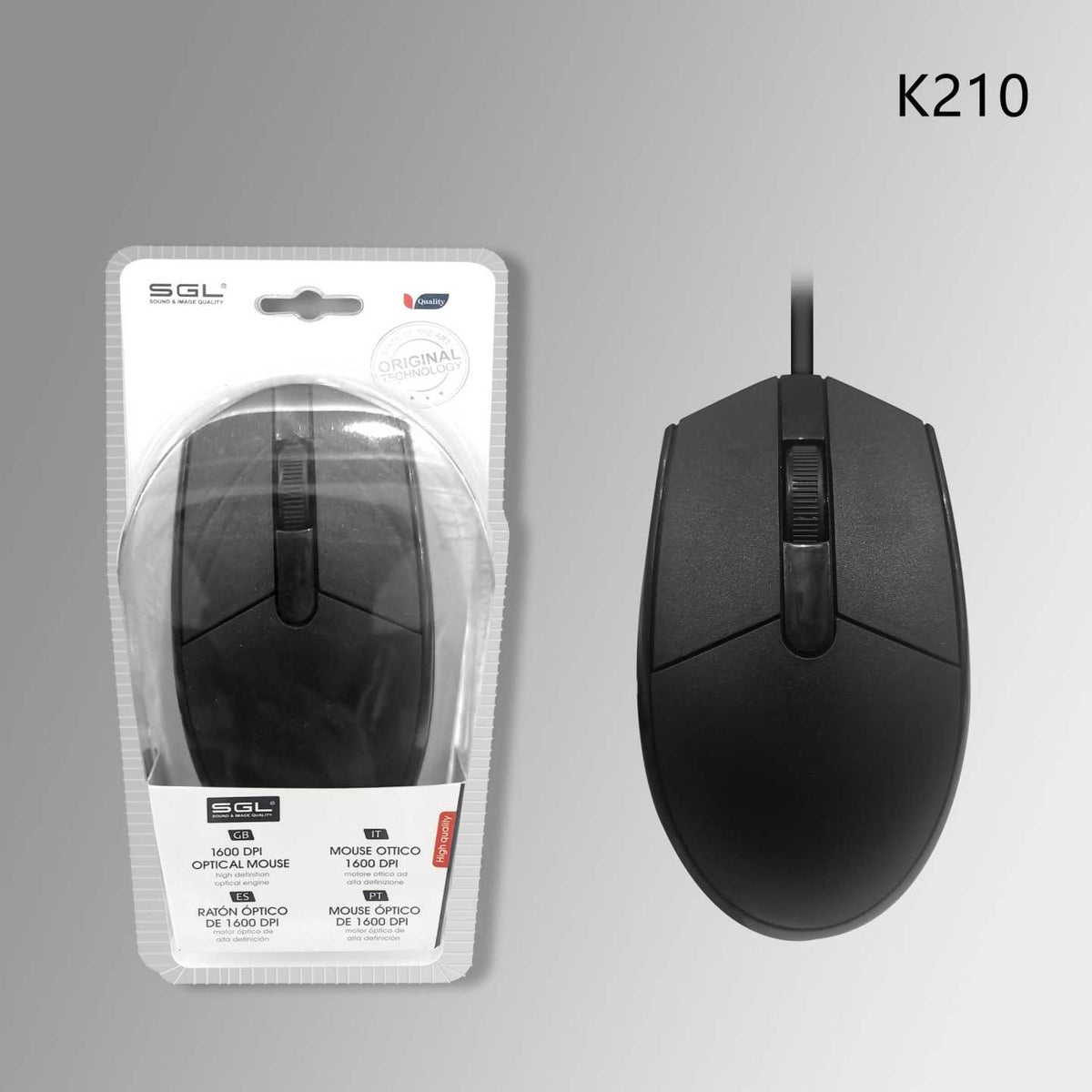 Ενσύρματο ποντίκι Η/Υ - K210 - 098982