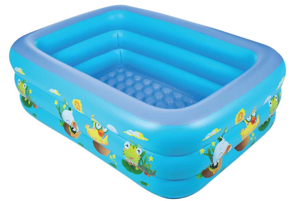 Παιδική φουσκωτή πισίνα - SL-C023 - 180*130*60cm - 151899 - Blue ΕΠΟΧΙΑΚΑ - ΤΟΥΡΙΣΤΙΚΑ - HOBBY>Κυνήγι - παραλία - camping>Στρώματα θαλάσσης