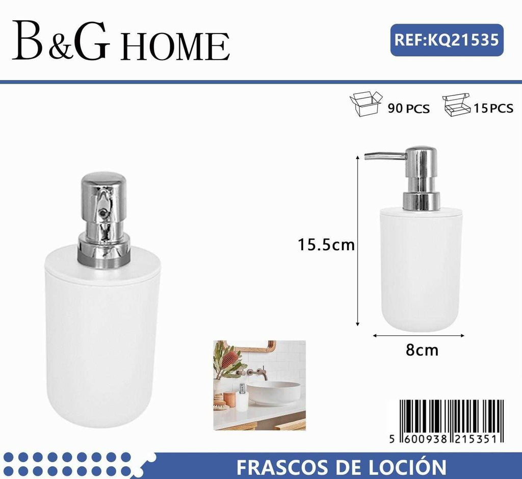 Θήκες κρεμοσάπουνου Dispenser πλαστικές - Σετ 5pcs - White - 21535