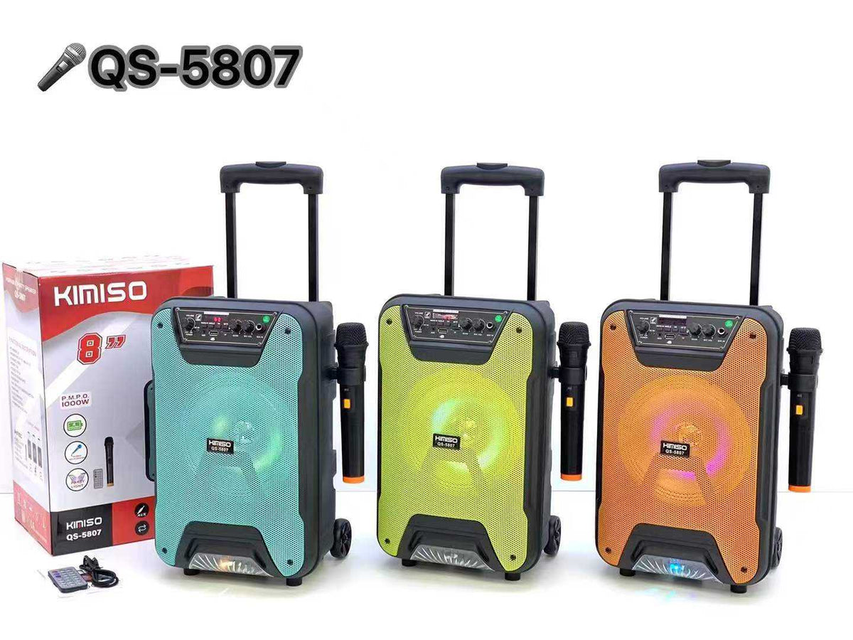 Φορητό ηχείο subwoofer με μικρόφωνο Karaoke - QS-5807 - 260707 - Orange ΕΙΔΗ ΤΕΧΝΟΛΟΓΙΑΣ>Ραδιόφωνα & Ηχεία>Φορητά subwoofer