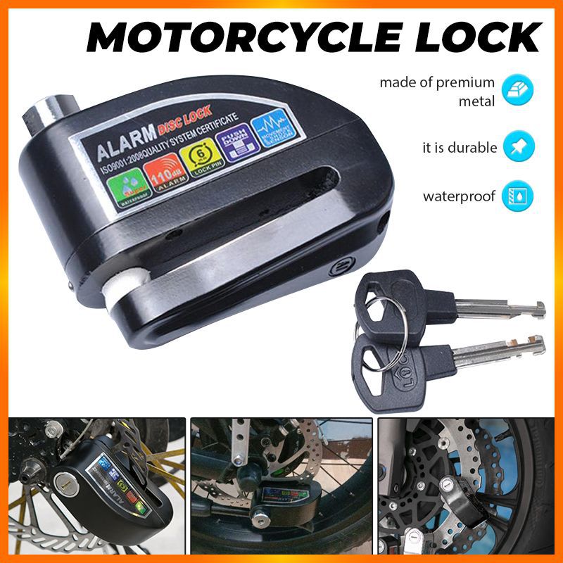 摩托车防盗锁带报警器 JG-289 DISC LOCK WITH ALARM JG-289 - Συναγερμοί Αυτοκινήτου