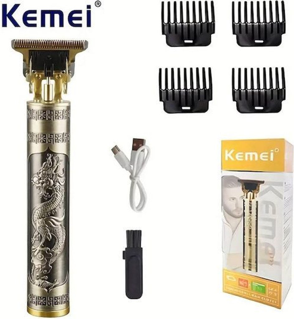 Kemei Trimmer Μηχανή Επαναφορτιζόμενη Gold Dragon KM-T9B