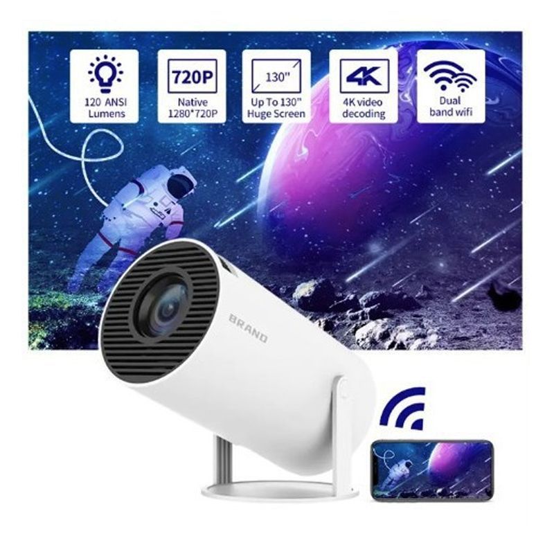 LED προτζέκτορας Ultra HD USB - LED Multimedia Projector TF