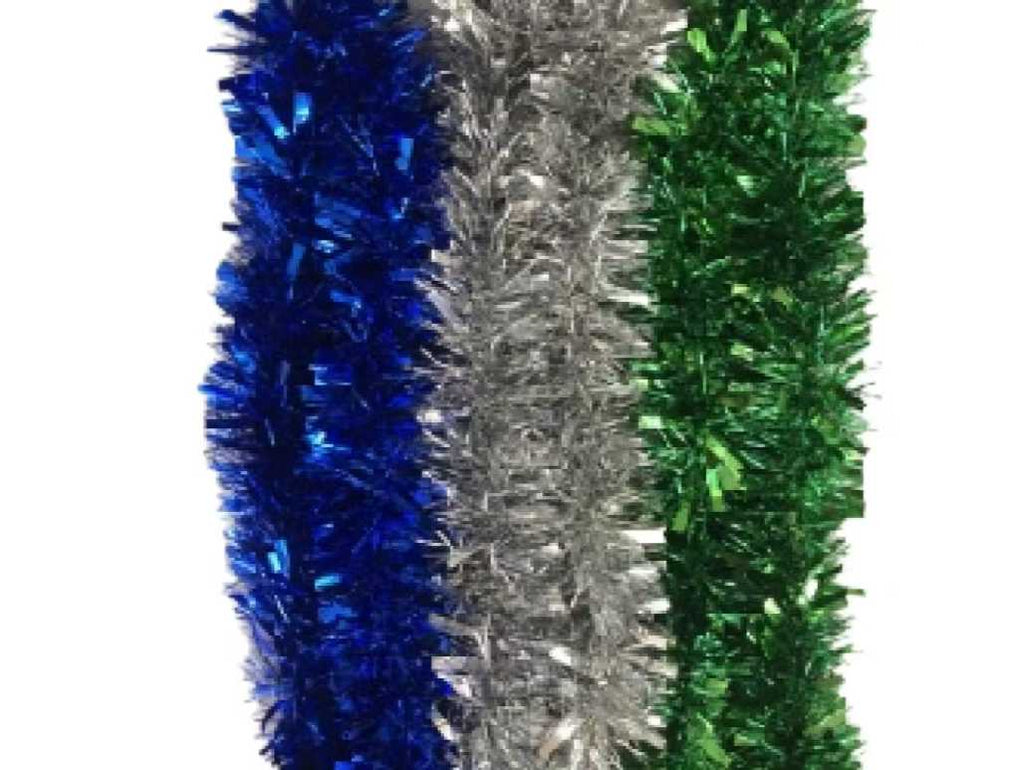 Σετ Χριστουγεννιάτικες Γιρλάντες - 10pcs - 2m*9cm - 21221 - Silver