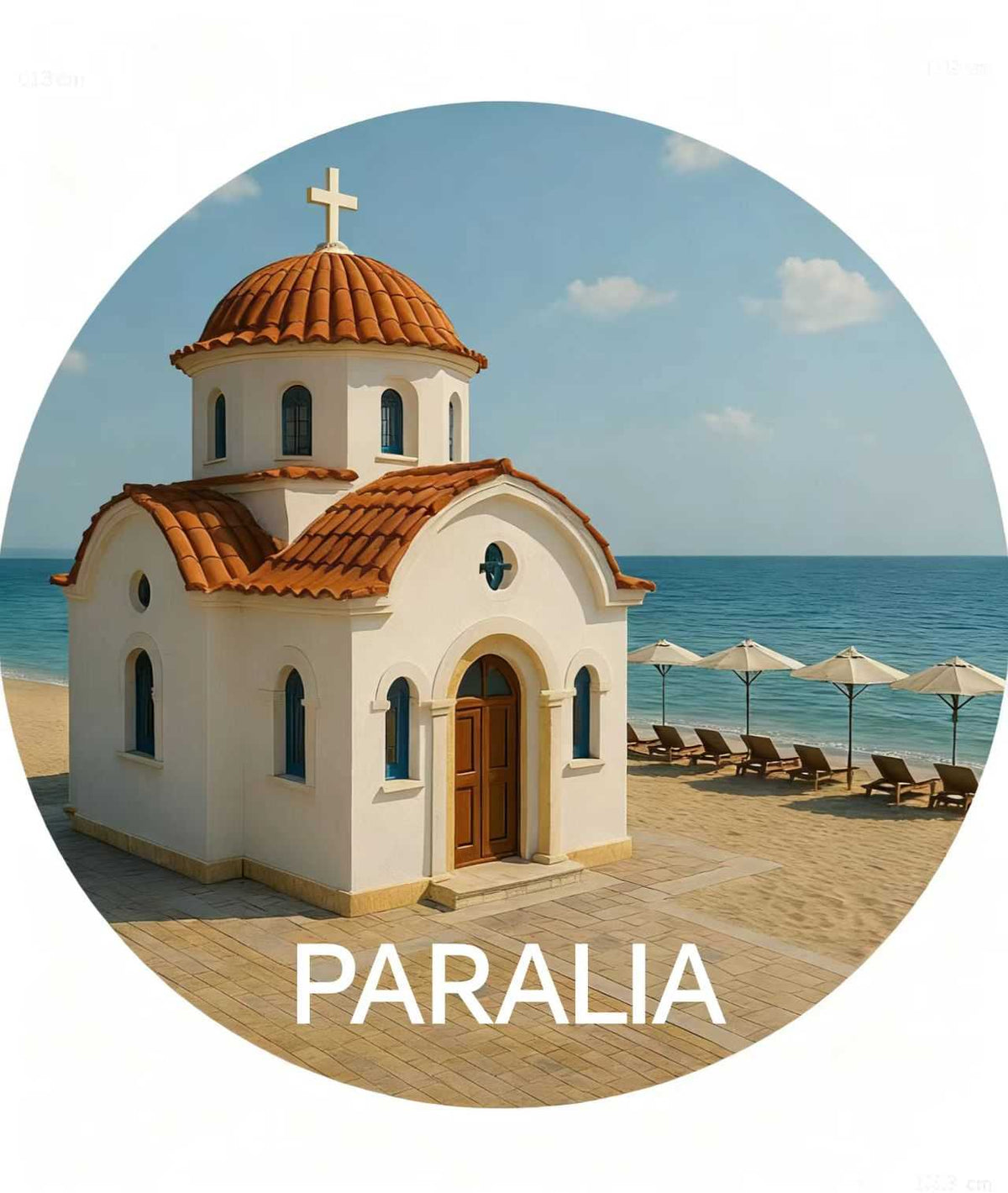 Επιτραπέζιο διακοσμητικό Souvenir - Paralia - 13cm - 221560