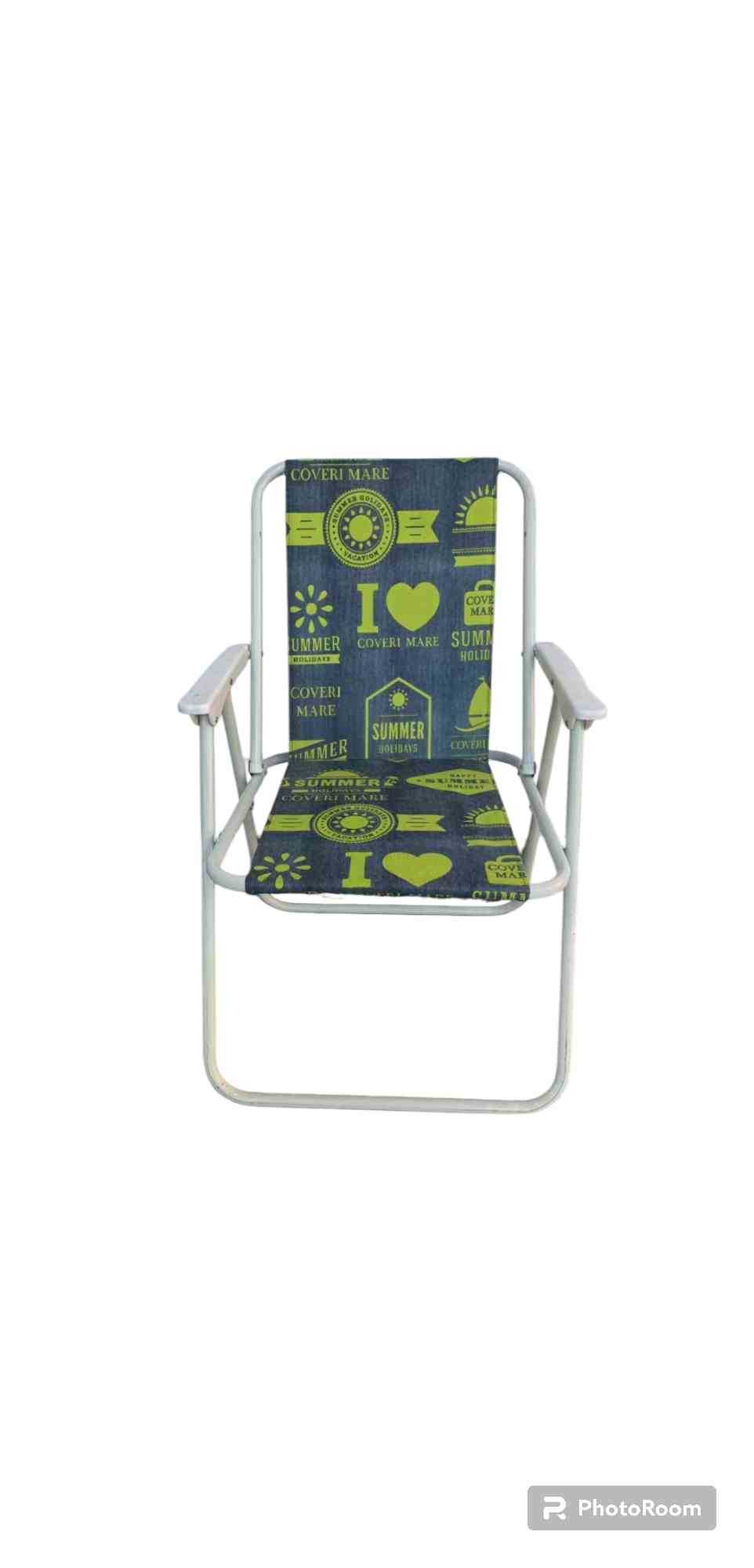 Πτυσσόμενη καρέκλα camping - 1215-3 - 241736 - Blue/Green