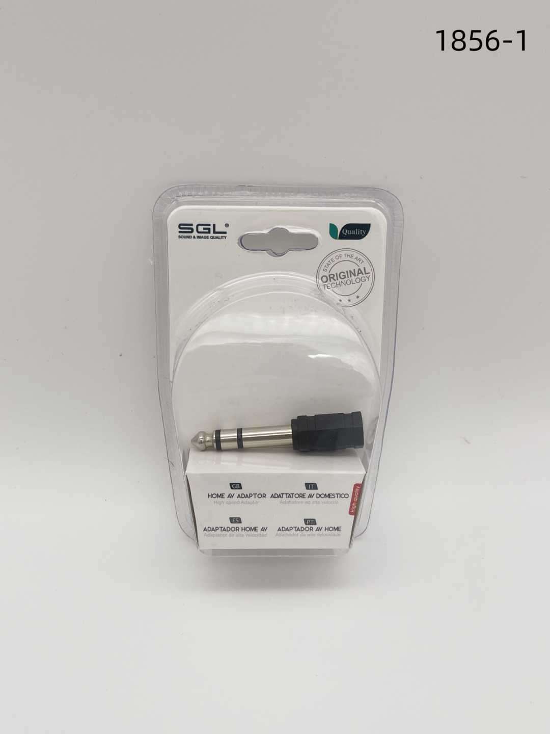 Αντάπτορας ήχου Jack 6.3mm σε 3.5mm - 1856-1 - 098920