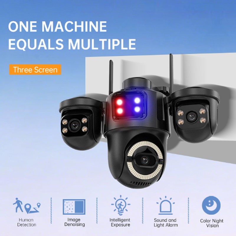 AI ΚΑΜΕΡΑ 4 ΦΑΚΩΝ 360° ΙΡ66 XY-05946 ΚΕΝΤΡΙΚΟ > ΑΣΦΑΛΕΙΑ > ΚΑΜΕΡΕΣ smart WiFi ΚΑΙ IP