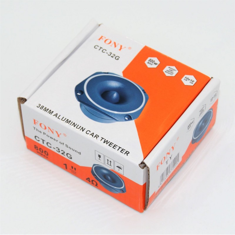 ALUMINUM CAR TWEETER 38mm CTC-32G AUTO/MOTO > ΗΧΟΣ & ΕΙΚΟΝΑ AUTO/MOTO > ΗΧΟΣΥΣΤΗΜΑΤΑ
