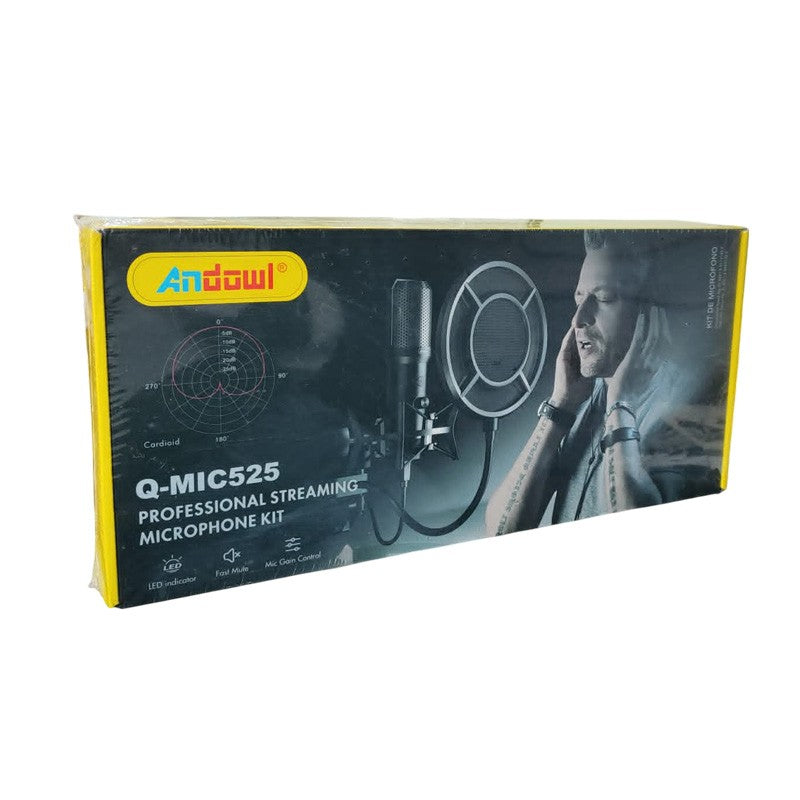 ANDOWL ΕΠΑΓΓΕΛΜΑΤΙΚΟ ΠΥΚΝΩΤΙΚΟ ΜΙΚΡΟΦΩΝΟ Q-MIC525 ΚΕΝΤΡΙΚΟ > ΗΧΟΣ ΚΑΙ ΕΙΚΟΝΑ > ΗΧΟΣ > ΜΙΚΡΟΦΩΝΑ