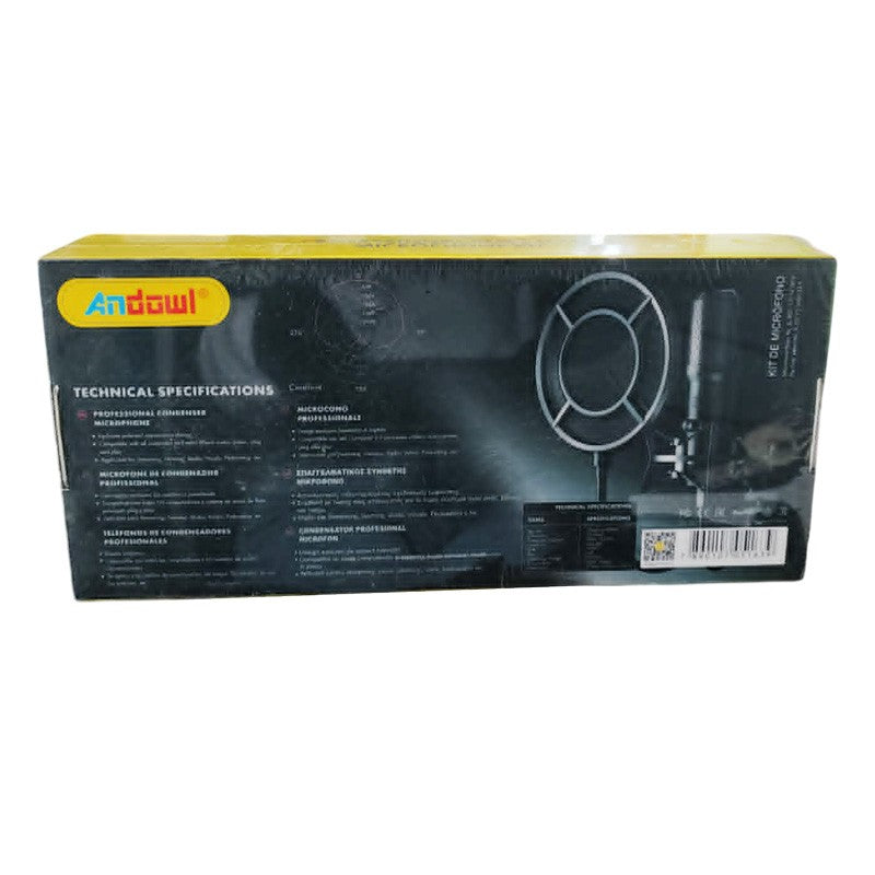 ANDOWL ΕΠΑΓΓΕΛΜΑΤΙΚΟ ΠΥΚΝΩΤΙΚΟ ΜΙΚΡΟΦΩΝΟ Q-MIC525 ΚΕΝΤΡΙΚΟ > ΗΧΟΣ ΚΑΙ ΕΙΚΟΝΑ > ΗΧΟΣ > ΜΙΚΡΟΦΩΝΑ