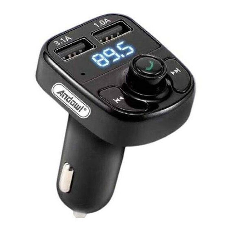 ANDOWL TRANSMITTER ΑΥΤΟΚΙΝΗΤΟΥ ME BLUETOOTH Q-C55 AUTO/MOTO > ΑΞΕΣΟΥΑΡ AUTO/MOTO