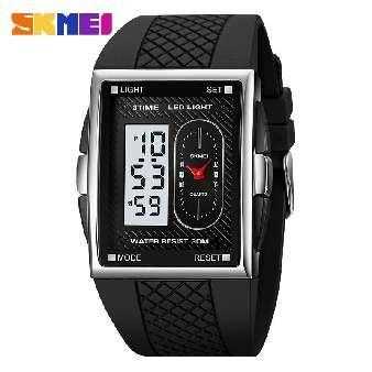 Ψηφιακό/αναλογικό ρολόι χειρός - Skmei - 2213 - Black/Silver/White