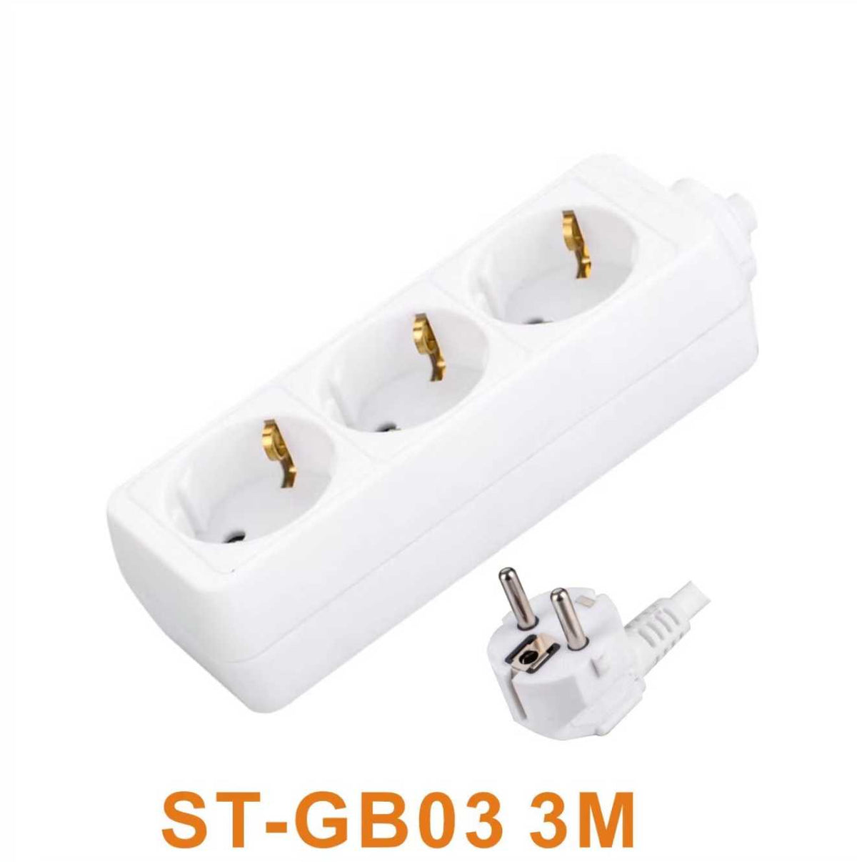 Πολύπριζο 3 θέσεων Σούκο - ST-GB03 - 3m - 030132