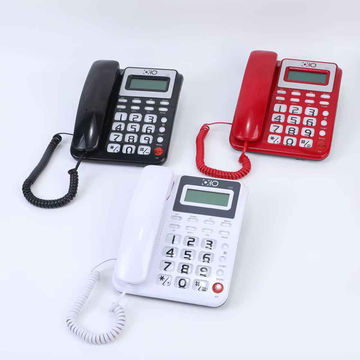 Ενσύρματο σταθερό τηλέφωνο - OHO-5005 - 693553 - White