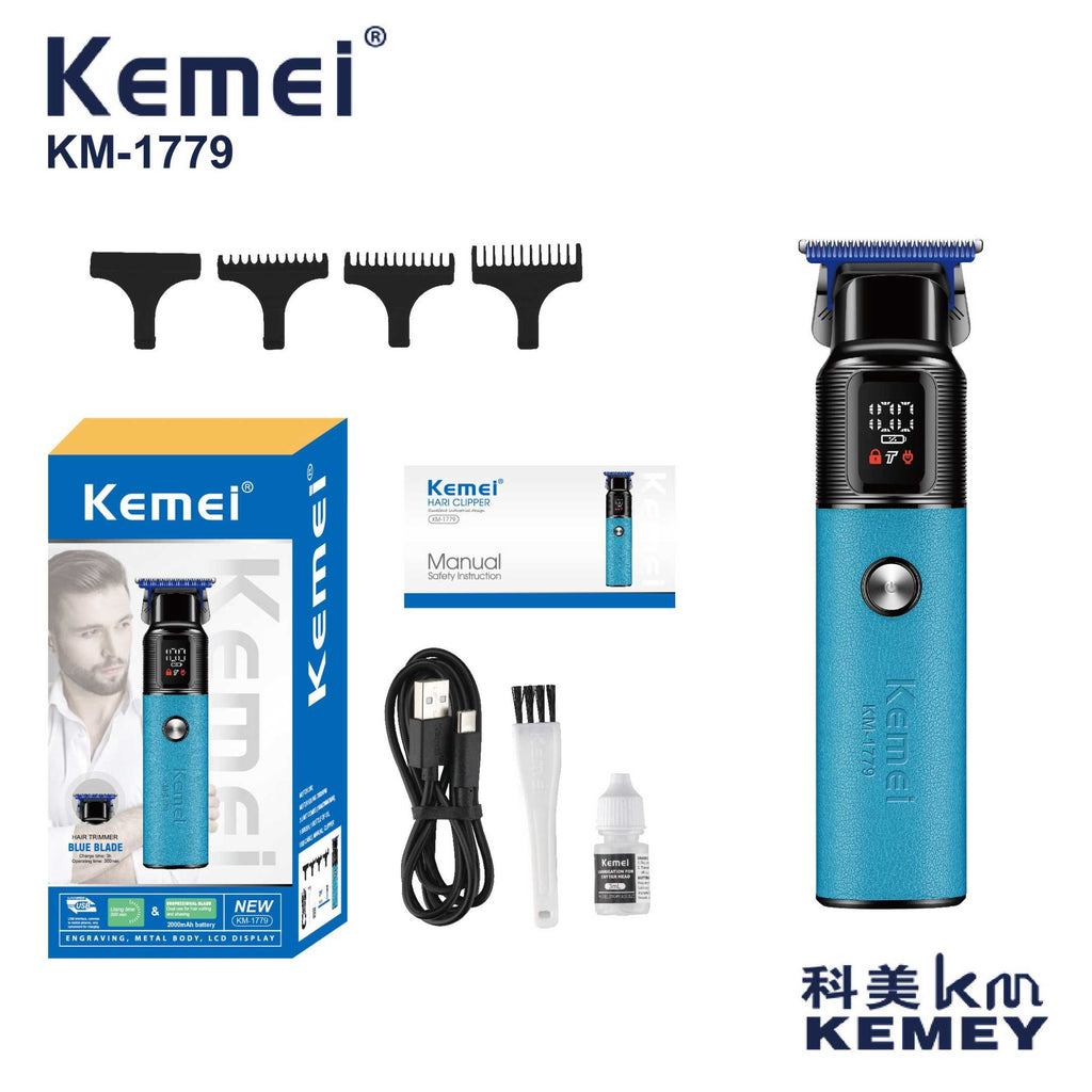 Κουρευτική μηχανή & trimmer - KM-1779 - Kemei ΥΓΕΙΑ - ΟΜΟΡΦΙΑ & Fitness>Είδη κομμωτηρίου>Κουρευτικές μηχανές