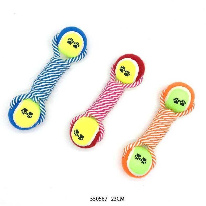 Παιχνίδι σκύλου σχοινί με μπάλες - 23cm - 12pcs - 550567 ΣΠΙΤΙ & ΚΑΤΟΙΚΙΔΙΟ>Είδη κατοικιδίων>Παιχνίδια κατοικιδίων