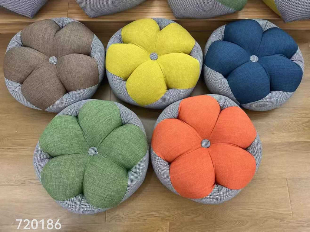 Μαξιλάρι καρέκλας Πουφ - 50cm - 720186 - Grey/Blue