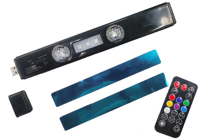 Επαναφορτιζόμενο φωτορυθμικό LED - 1109504/R - 110780