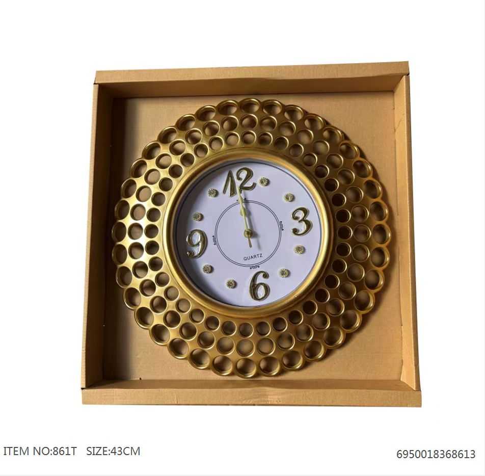Ρολόι τοίχου - Vintage - CZK-861T - 368613 - Gold