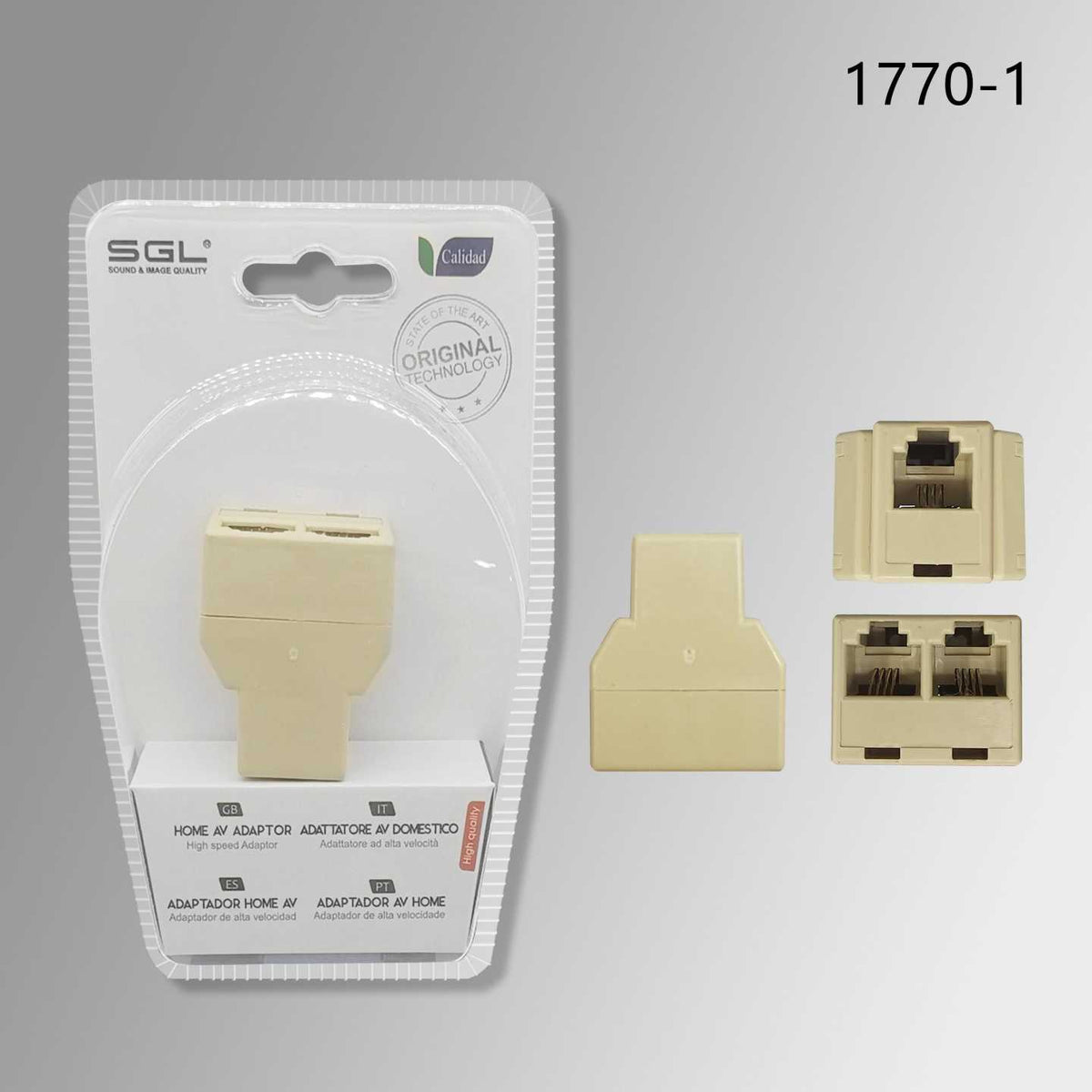 Διακλαδωτής τηλεφωνικης γραμμής - Splitter - 2Way - 1770-1 - 098579