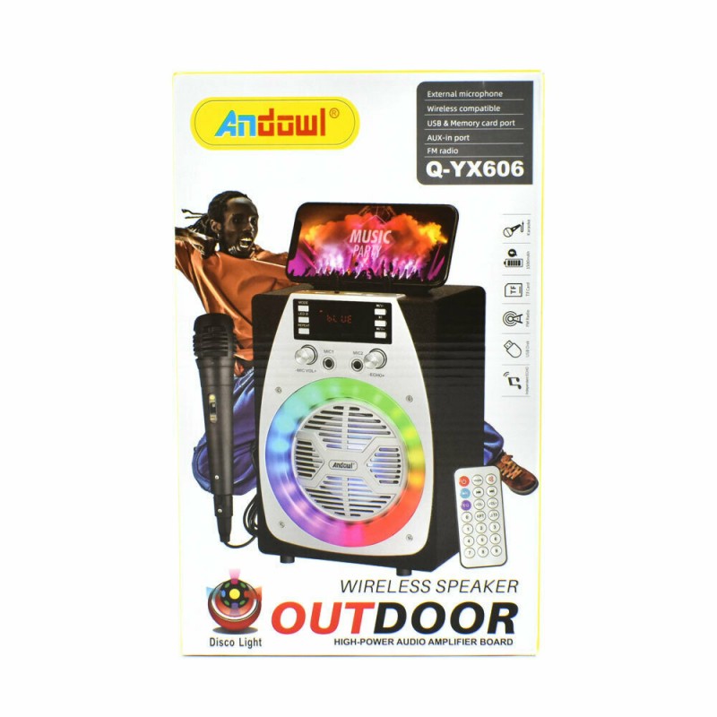 ΑΣΥΡΜΑΤΟ BLUETOOTH ΗΧΕΙΟ ANDOWL Q-YX606 ΚΕΝΤΡΙΚΟ > ΗΧΟΣ ΚΑΙ ΕΙΚΟΝΑ > ΗΧΟΣ > ΗΧΕΙΑ
