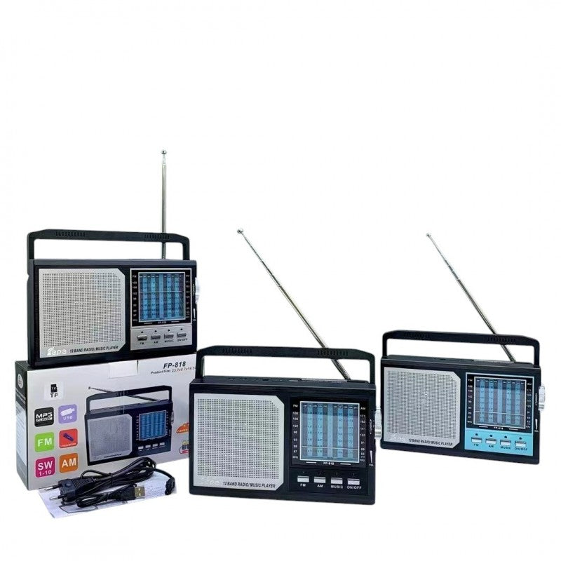 ΡΑΔΙΟΦΩΝΟ BLUETOOTH FP-818 ΚΕΝΤΡΙΚΟ > ΗΧΟΣ ΚΑΙ ΕΙΚΟΝΑ > ΗΧΟΣ > ΡΑΔΙΟΦΩΝΑ